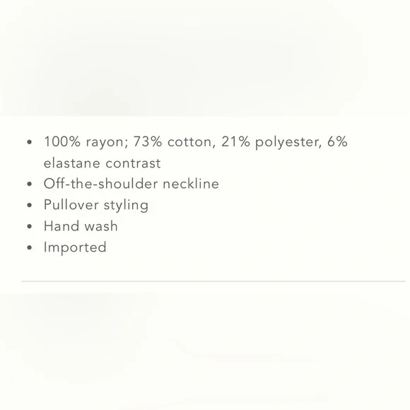 NWT Size L - By Anthropologie Twofer Off-the-Shoulder Scarf Top (NWT US$ 78) - Picture 7 of 15